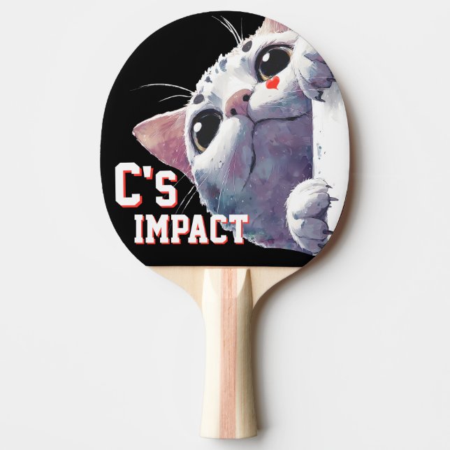 Pala De Ping Pong C's IMPACT Cute Cat  (Anverso)