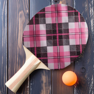 Pala De Ping Pong Cuadro Rosa Suave