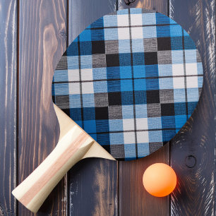 Pala De Ping Pong Cuadros Azules Cielo Oscuro