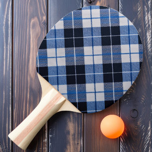 Pala De Ping Pong Cuadros Azules Nublados