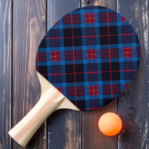 Pala De Ping Pong Cuadros Azules Oscuro de Arándano