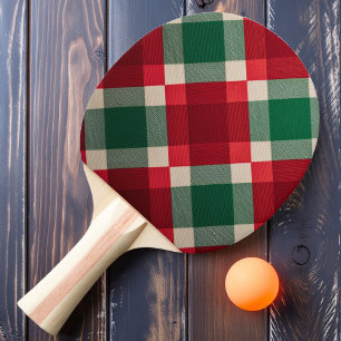 Pala De Ping Pong Cuadros de acebo de las Tierras Altas