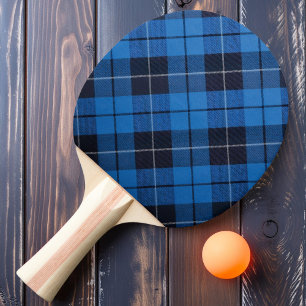 Pala De Ping Pong Cuadros de arrendajo azul