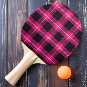 Pala De Ping Pong Cuadros de Rubor de Rosa