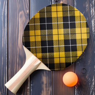 Pala De Ping Pong Cuadros dorados