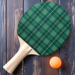 Pala De Ping Pong Cuadros Esmeralda