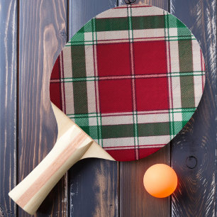 Pala De Ping Pong Cuadros Rojos Arándano