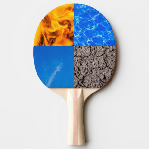 Pala De Ping Pong Cuatro elementos