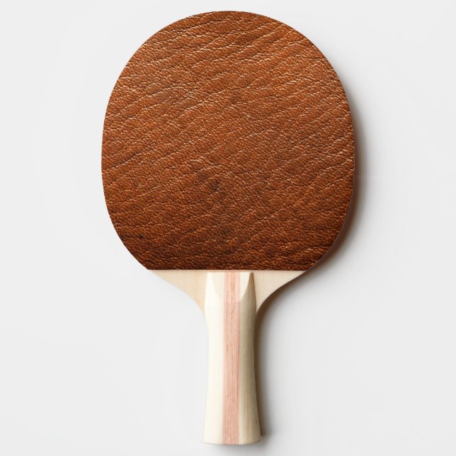 Pala De Ping Pong Cuero de Nutmeg (Reverso)