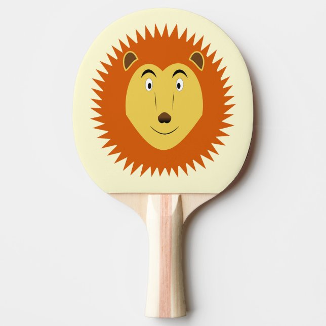 Pala De Ping Pong Cumpleaños del León signo de Leo (Anverso)