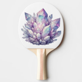 Pala De Ping Pong Cúmulo de Cuarzo Pastel