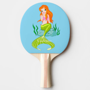Pala De Ping Pong Cura de la sirena de cabeza roja Thunder_Cove