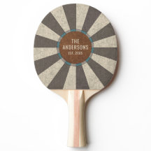 Custom Family Name Vintage Retro Sunburst 