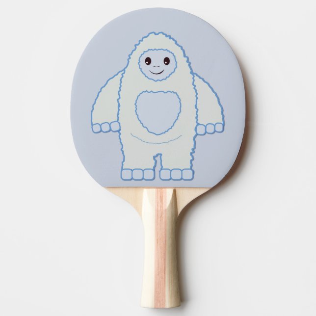 Pala De Ping Pong Cute Baby Yeti (Anverso)