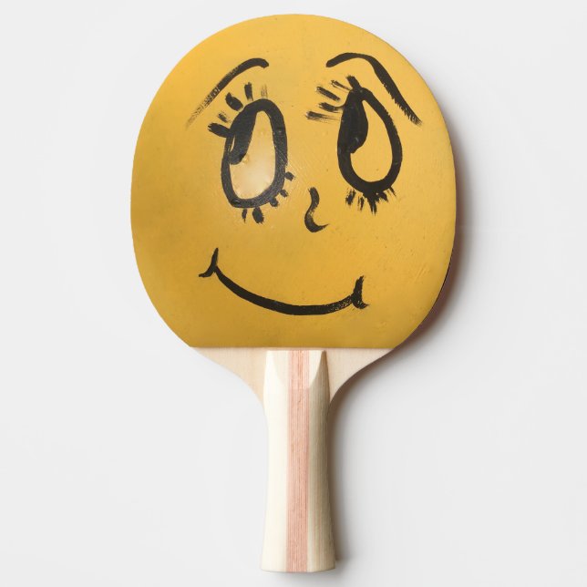Pala De Ping Pong Cute Happy Face (Anverso)
