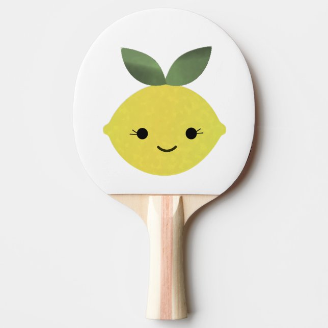 Pala De Ping Pong Cute Kawaii Lemon (Anverso)