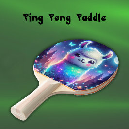 Pala De Ping Pong Cute Llama contra Tiger Holographic |