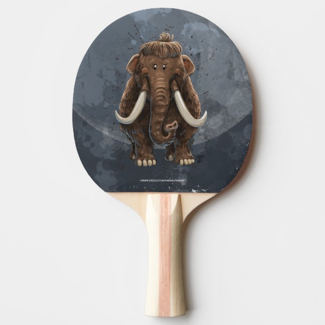 Pala De Ping Pong Cute Mastodon (Anverso)
