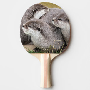PALA DE PING PONG CUTE OTTERS