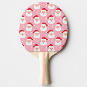 Pala De Ping Pong Cute Personalizado Santa Faces