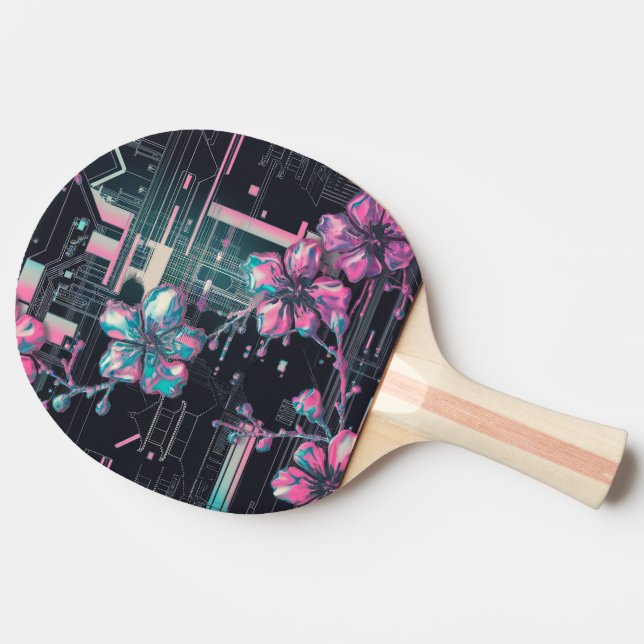 Pala De Ping Pong Cyber Sakura Skyline (Lateral)