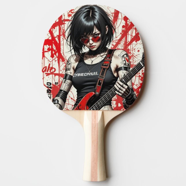 Pala De Ping Pong CyberBass Rebellion Ping Pong Paddle (Reverso)