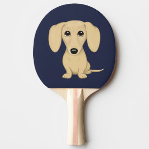 Pala De Ping Pong Dachshund de Cream Short
