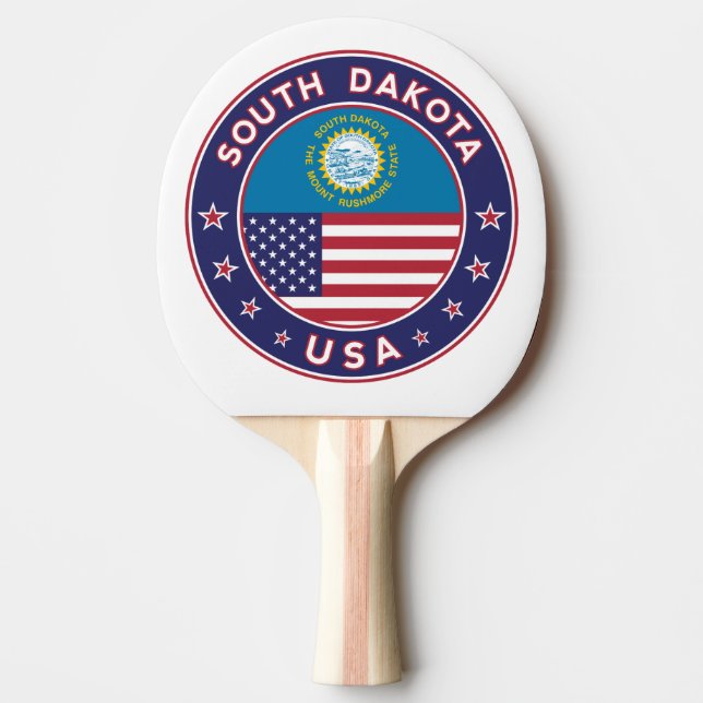 Pala De Ping Pong Dakota del Sur (Anverso)