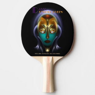 Pala De Ping Pong Daria Cyborg Queen Ping Pong Paddle