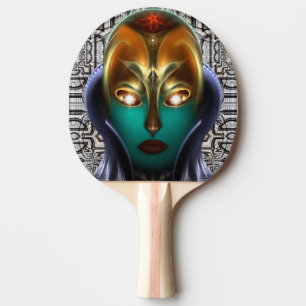 Pala De Ping Pong Daria Cyborg Queen Tech Ping Pong Paddle