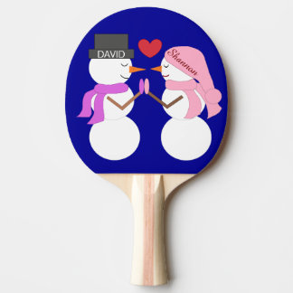 Pala De Ping Pong Darling Snowpeople in Love: Darling Blue
