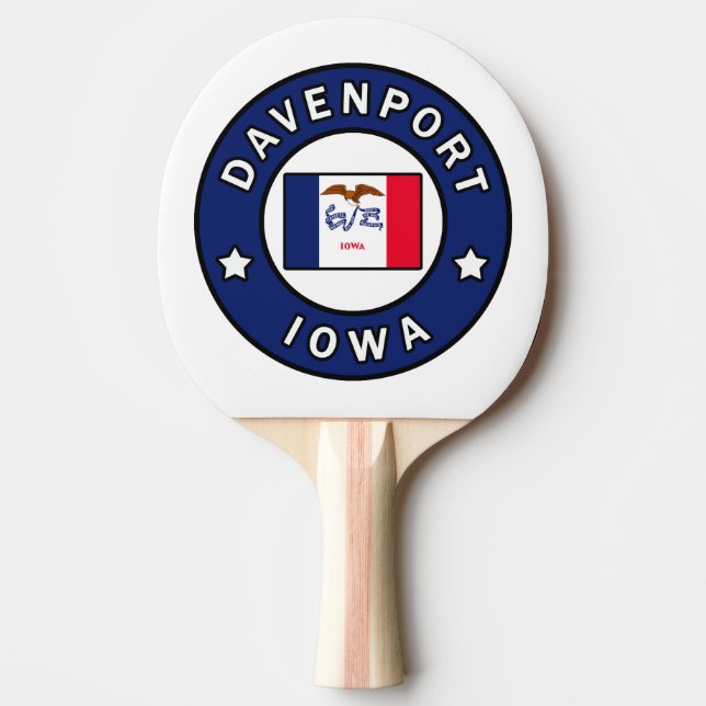 Pala De Ping Pong Davenport Iowa (Anverso)