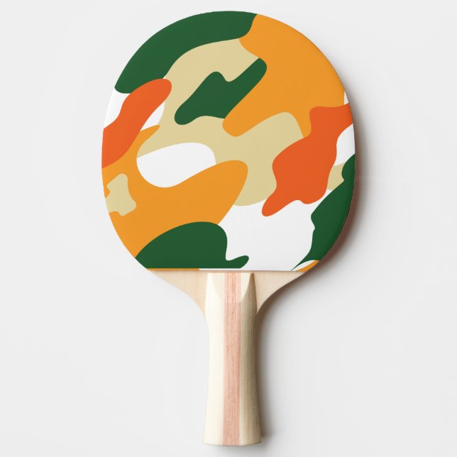 Pala De Ping Pong de camuflaje (Anverso)