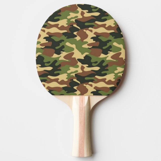 Pala De Ping Pong de camuflaje (Anverso)