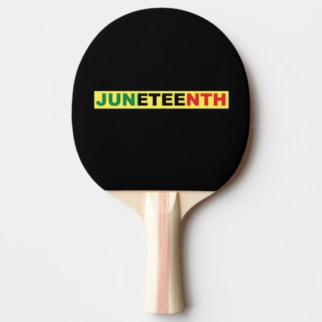 Pala De Ping Pong Decimoctava Independencia Negra (Anverso)