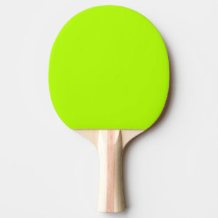 Pala De Ping Pong Decoración de color verde limón eléctrico lista pa