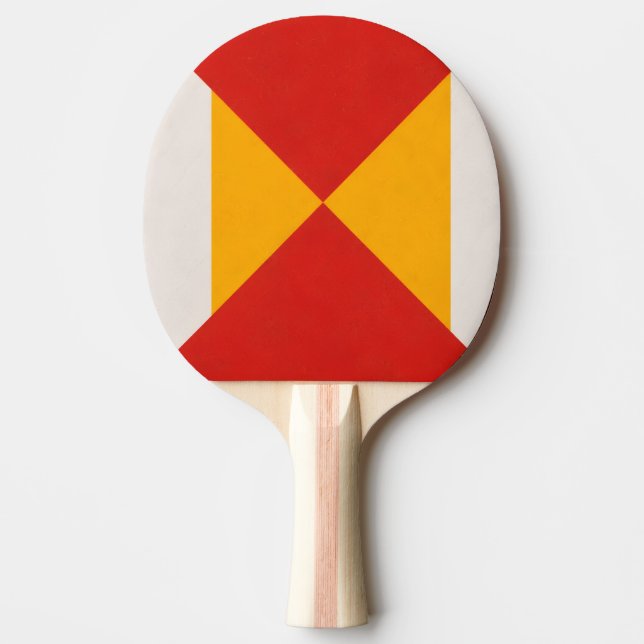 Pala De Ping Pong Decorativo Geométrico (Anverso)