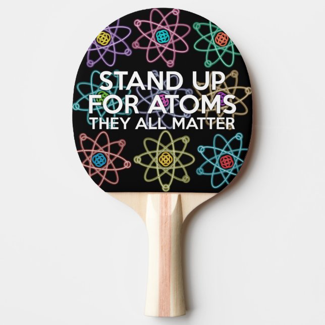 PALA DE PING PONG DEFENDER DE LOS ÁTOMOS (Anverso)