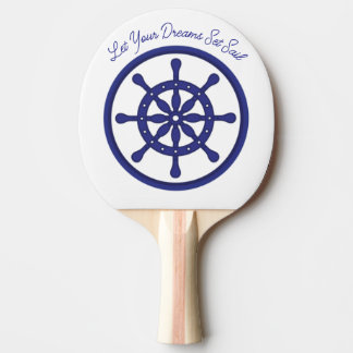 Pala De Ping Pong Deja que tus sueños se hagan a la vela Jubilación