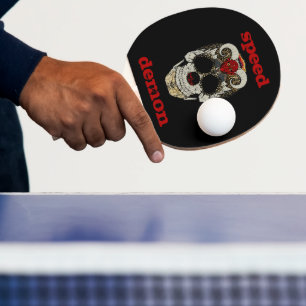 Pala De Ping Pong Demonio de velocidad del cráneo Demon