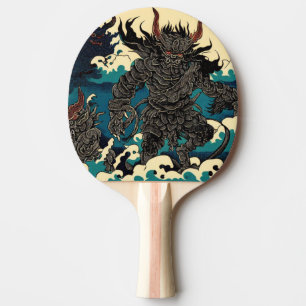 Pala De Ping Pong Demonios de fantasía - Estilo de madera japonés 1