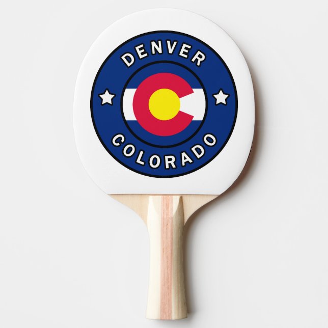 Pala De Ping Pong Denver Colorado (Anverso)