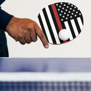 Pala De Ping Pong Departamento de Bomberos de la Bandera de Estados 
