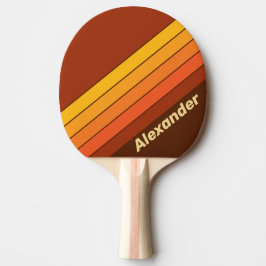 Pala De Ping Pong Deporte de estilo vintage con un nombre