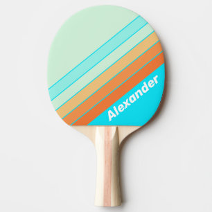 Pala De Ping Pong Deporte Tropic Splash Rayado con Nombre