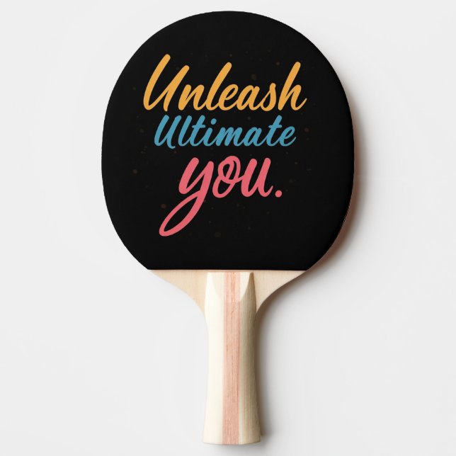 Pala De Ping Pong Desate tu última oportunidad (Anverso)