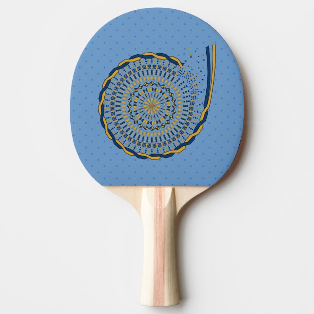 Pala De Ping Pong Desenmarañando el remo de Ping Pong (Anverso)