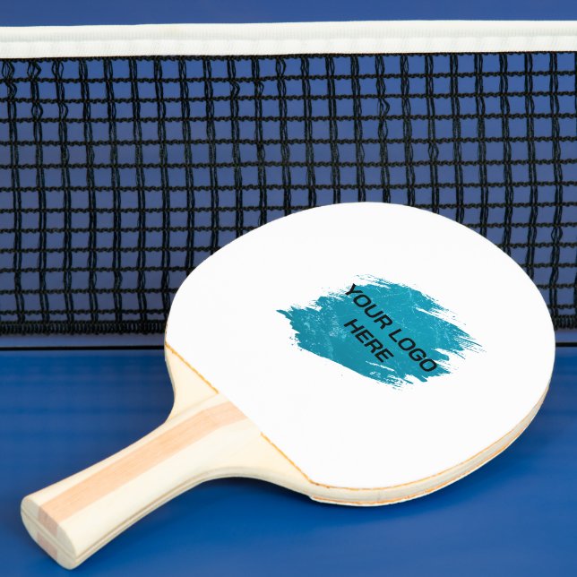 Pala De Ping Pong Design Your Own Ping Pong Paddle– Logo and Text (in situ)