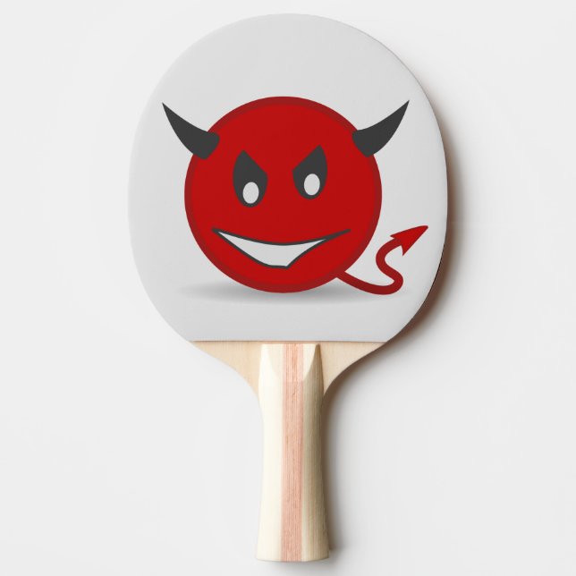 PALA DE PING PONG DEVIL EMOTICON PING PONG PADDLES (Anverso)