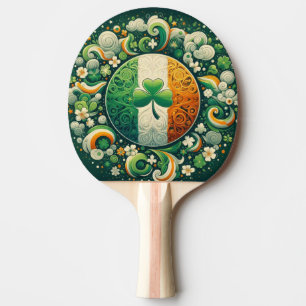 Pala De Ping Pong Día de San Patricio/Irlanda/Irlanda